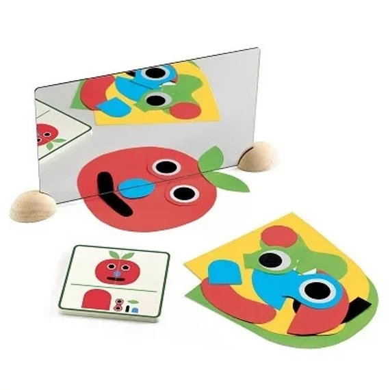 KÉPKIRAKÓ - TÜKRÖZŐ ARCOK - ZE MIRROR FACES-készségfejlesztő játék-DJECO