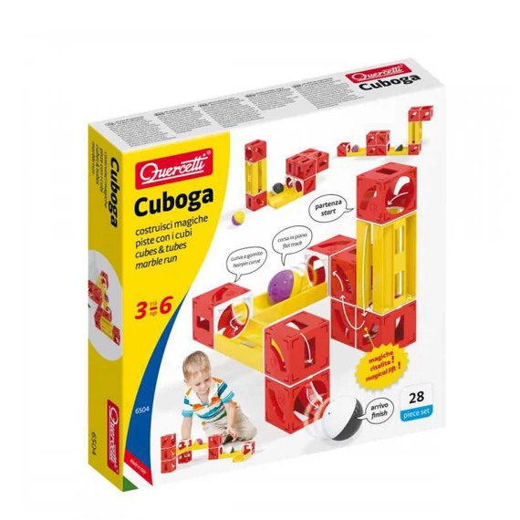 Golyópálya Építő (Cuboga)-Quercetti