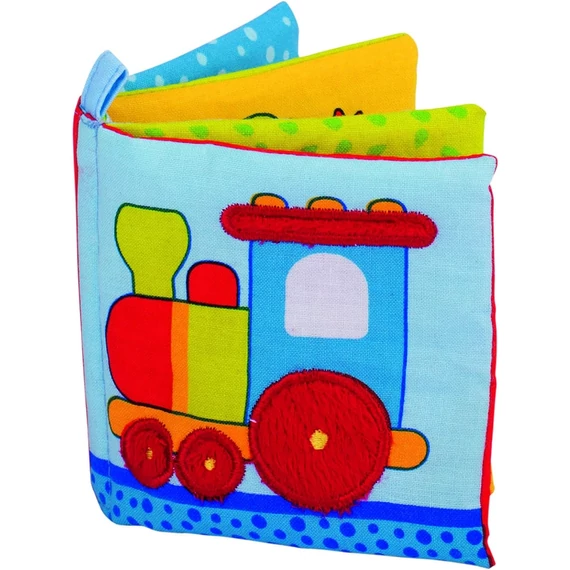 Textil mini babakönyv -készségfejlesztő bébijáték-Goki