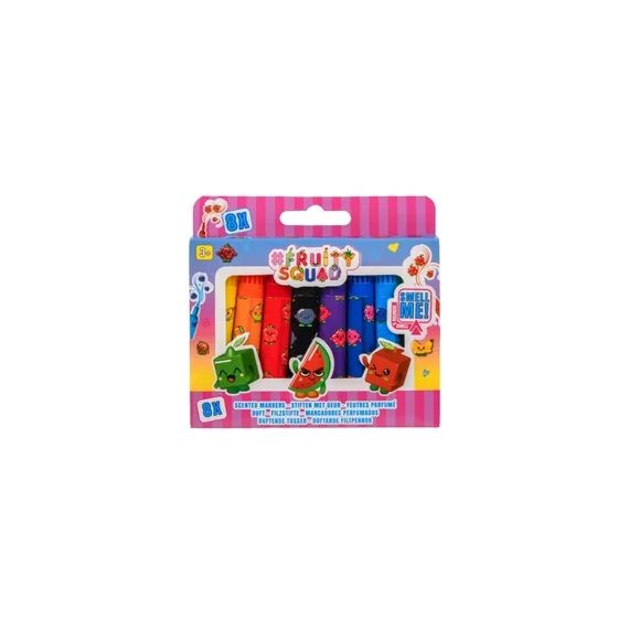 Fruitysquad - Illatos mini filctoll 8 db /csomag-kreatív játék