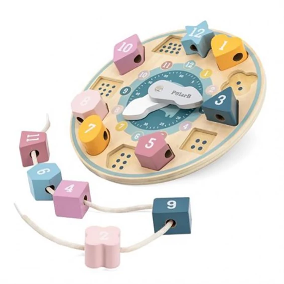 Formakereső óra-készségfejlesztő játék-Viga Toys