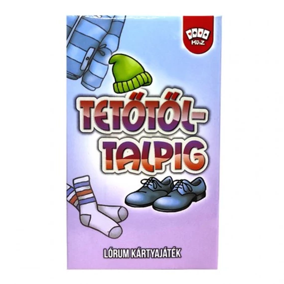 TETŐTŐL-TALPIG - LÓRUM KÁRTYAJÁTÉK