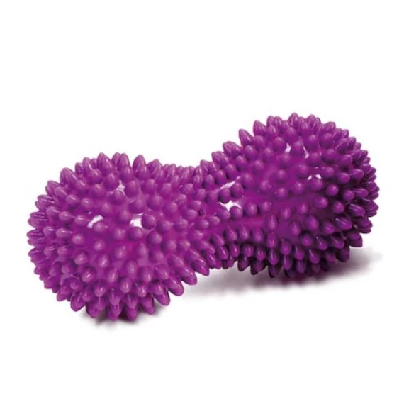 Szenzoros mogyoró alakú labda 6,3 cm lila-érzékelés/mozgásfejlesztő játék