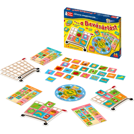 Játszva megismerjük a Bevásárlást-készségfejlesztő játék-Keller&Mayer