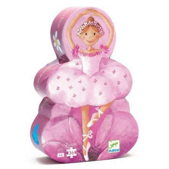 Balerina virággal 36db-os puzzle