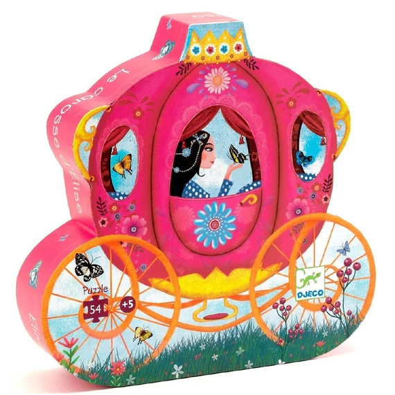 DJECO FORMADOBOZOS PUZZLE - ELISE HINTÓJA - ELISE CARRIAGE-készségfejlesztő játék