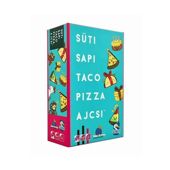 Süti, sapi, taco, pizza, ajcsi - Társasjáték-Gémklub