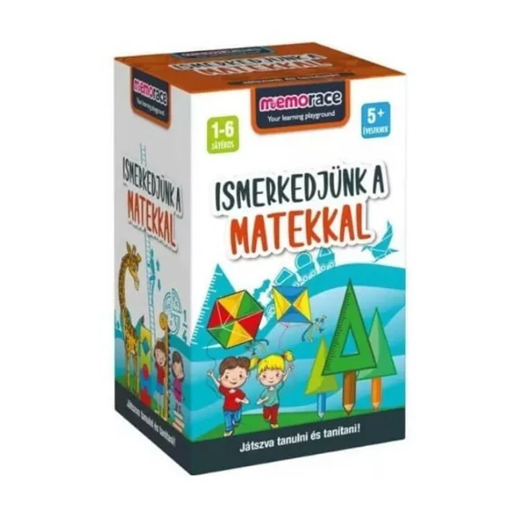 Memorace - Ismerkedjünk a matekkal-iskolaelőkészítő társasjáték