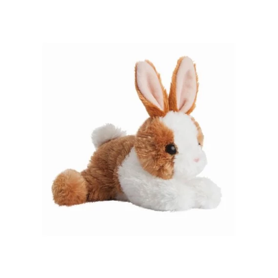 Mini Flopsies 20 cm barna-fehér plüss nyuszi-szerepjáték
