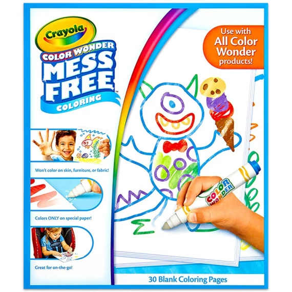 Crayola Maszatmentes utántöltő papírlapok-kreatív játék