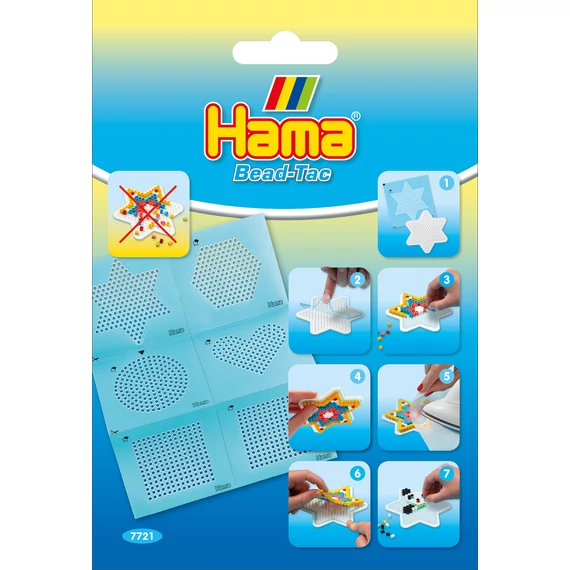 HAMA gyöngyrögzítő matrica készlet-Midi alaplapokhoz-kreatív játék