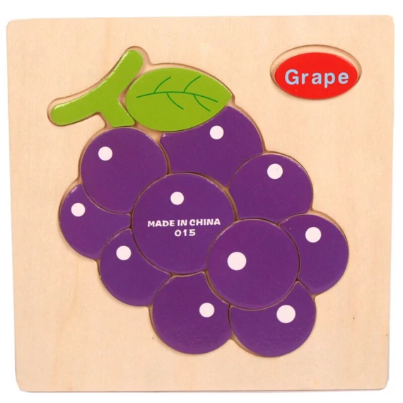Fa puzzle - Szőlős-készségfejlesztő játék