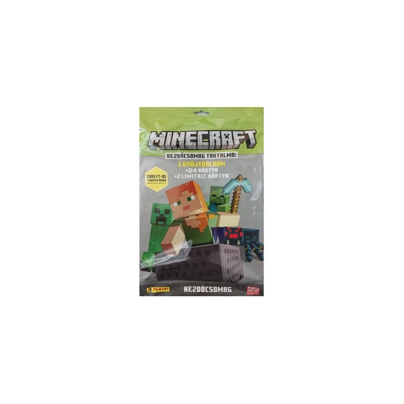 Minecraft kártya kezdőcsomag-társasjáték