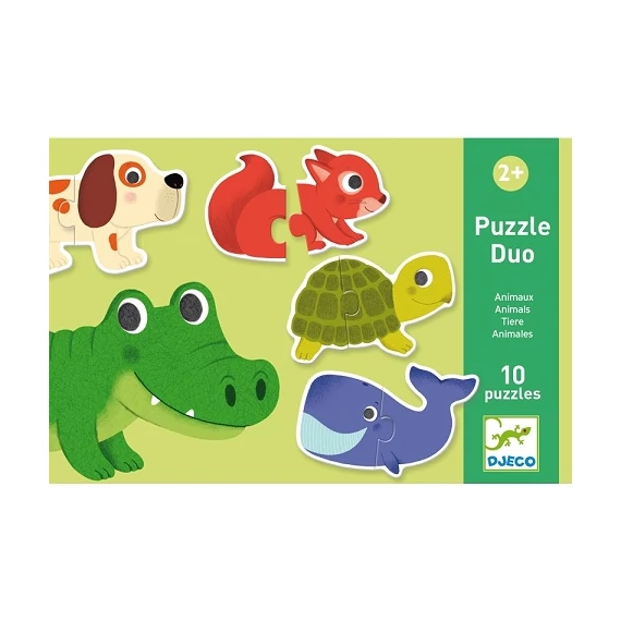 Párosító Puzzle - Állatok - Djeco