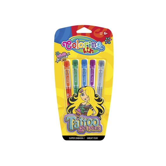 Colorino Tetováló tollak 5 db-kreatív játék