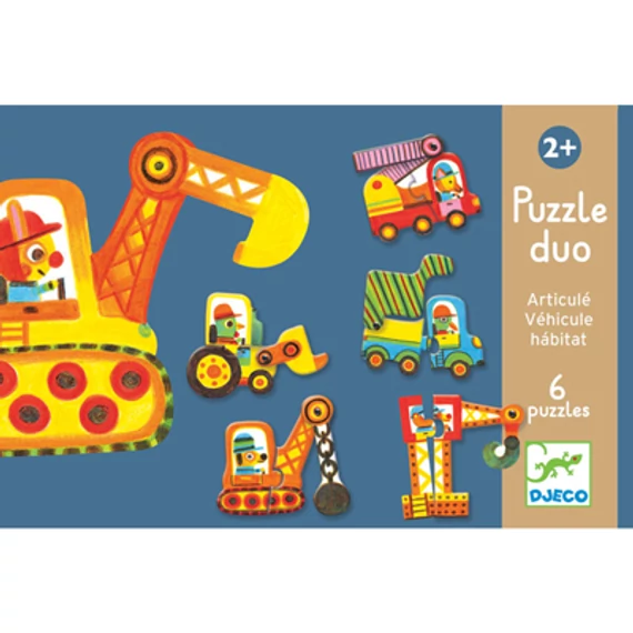 Puzzle duo Articulo - Párosító Puzzle - Djeco