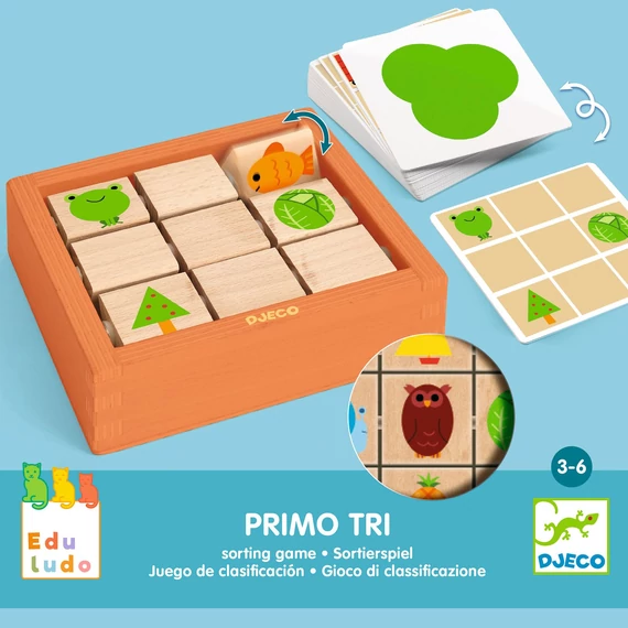Djeco: Eduludo Fejlesztő játék - Első három - Eduludo Primo Tri
