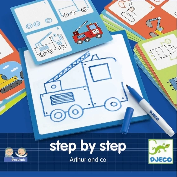 Step by step Arthur and Co-rajzolni tanulok-Djeco