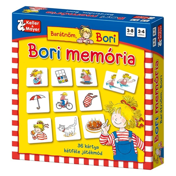 BORI MEMÓRIA-társasjáték-Keller&Mayer