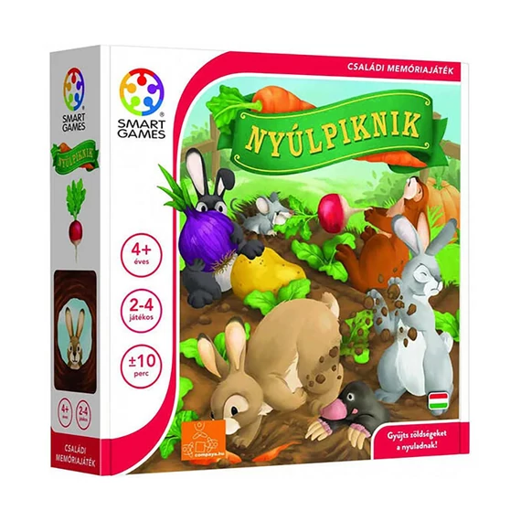 Nyúlpiknik - Logikai készséget fejlesztő társasjáték-Smart Games
