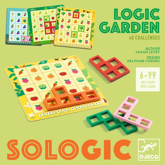 Logikai fejlesztő játék - Logikus kert - Logic garden-Djeco