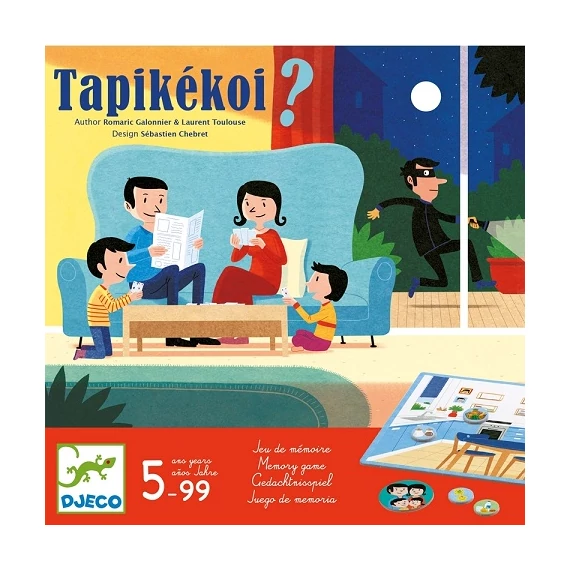 Tapikékoi - Mi tűnt el?  - Családi memóriajáték - Djeco