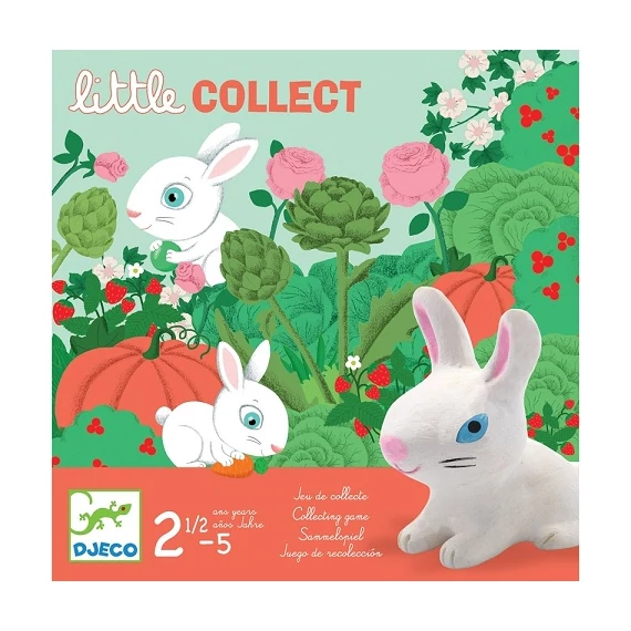 DJECO TÁRSASJÁTÉK - NYUSZI ÜL A FŰBEN - LITTLE COLLECT