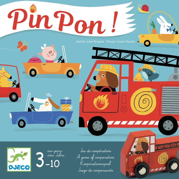Társasjáték - Tűzoltás - PinPon-Djeco