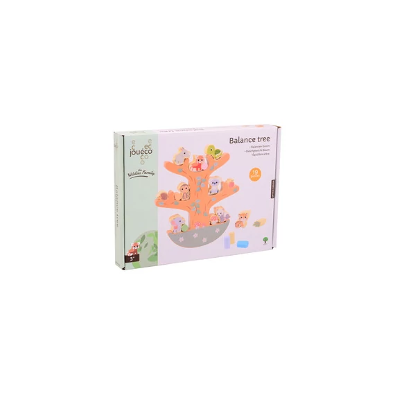 Jouéco® - Egyensúlyozó játék az erdő állataival-készségfejlesztő játék