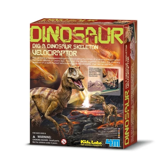4M dinoszaurusz régész készlet - velociraptor-tudományos játék