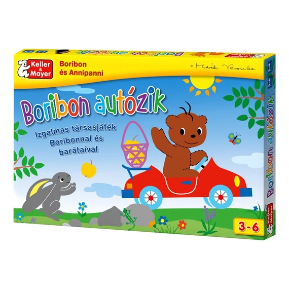 Boribon autózik társasjáték-társasjáték-Keller&Mayer