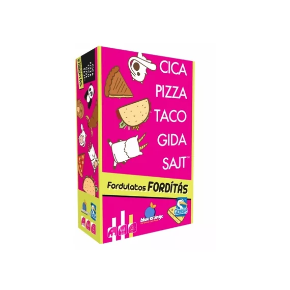 Cica, pizza, taco, gida, sajt – Fordulatos fordítás társasjáték