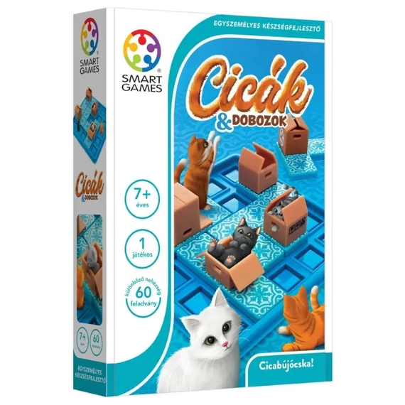 Smart Games - Cicák & Dobozok készségfejlesztő logikai játék