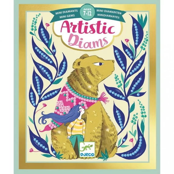 Djeco: Design by Artistic Diams - Gyémántszemes kirakó - Misztikus lények - Mythical Creatures-kreatív játék