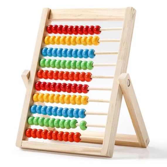 Abakusz (számoló, kicsi)-matematikai készséget fejlesztő fajáték