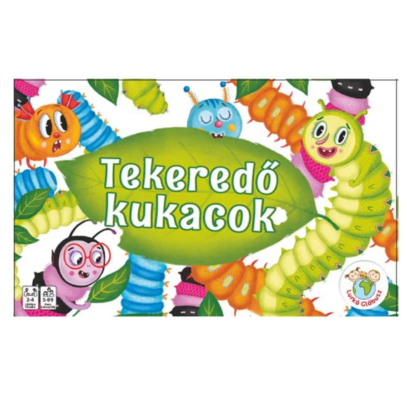 Tekeredő kukacok-készségfejlesztő logikai társasjáték-Lurkó Glóbusz