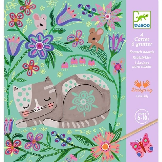 DJECO KARCKÉP TECHNIKA - TALÁLKOZÁSOK - ENCOUNTERS-kreatív játék