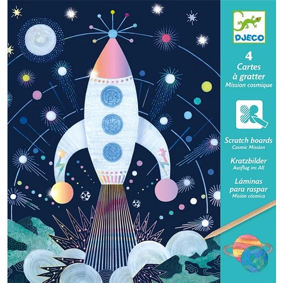 KÉPKARCOLÓ - ŰRUTAZÁS - COSMIC MISSION DJECO
