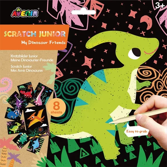 KARCKÉP TECHNIKA JUNIOR DINO BARÁTAIM AVENIR-kreatív játék