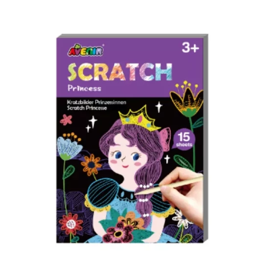 MINI KARCKÉP KÖNYV, HERCEGNŐK AVENIR-kreatív játék