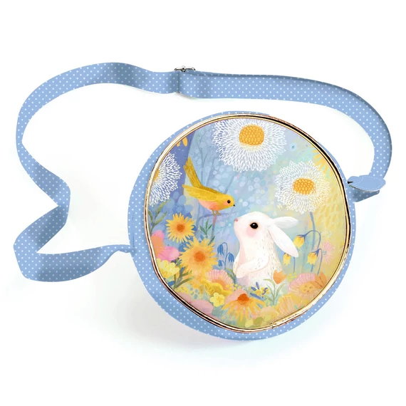 Kerek oldaltáska - Fehér nyuszi - White rabbit-Djeco
