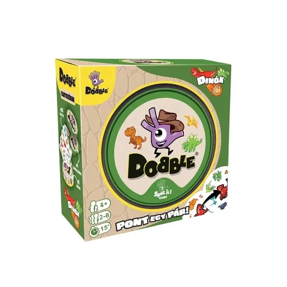 Dobble - Dinók-szórakoztató kártyajáték-Gémklub