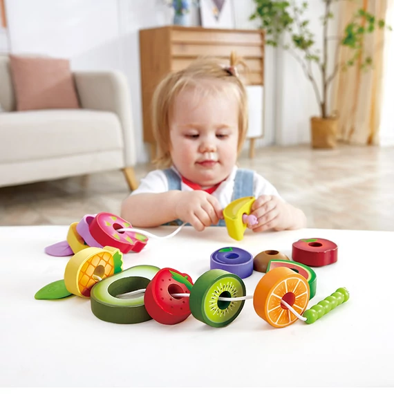 Hape Óriás fűzhető gyümölcsök-finommotorika fejlesztő játék