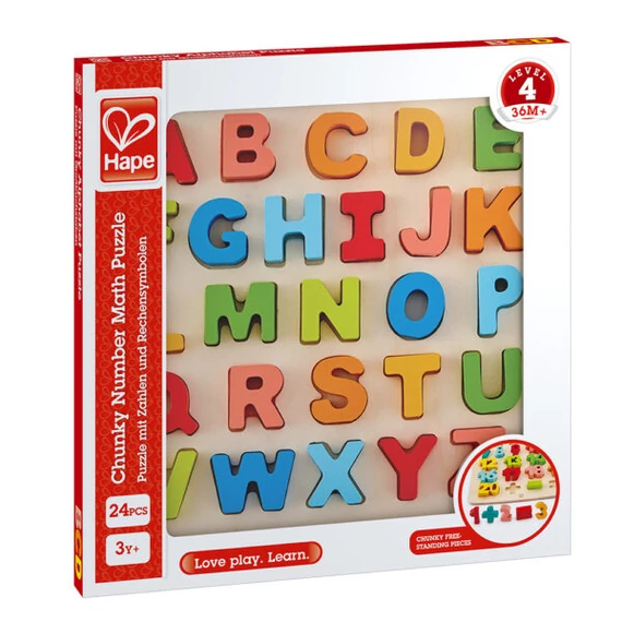 ABC puzzle-készségfejlesztő játék-Hape