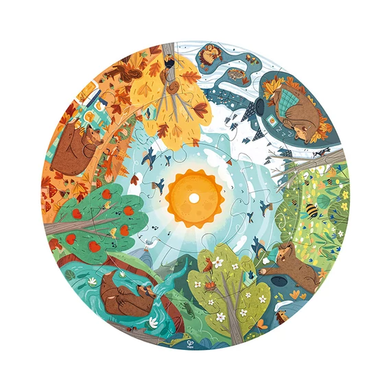 Hape Négy évszak puzzle-készségfejlesztő játék