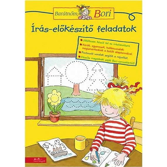 Írás-előkészítő feladatok - Barátnőm, Bori f- Foglalkoztató füzet óvodásoknak