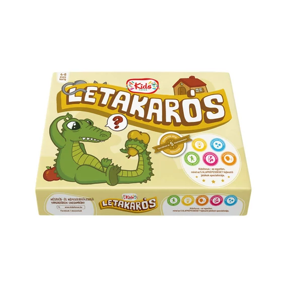 Letakarós készségfejlesztő társasjáték