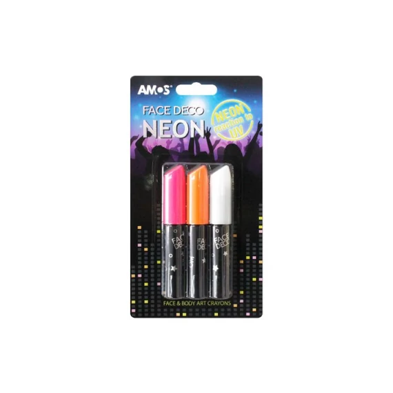 Arcfestő készlet 3 féle neon színű-kreatív játék