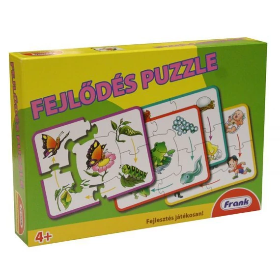 Fejlődés puzzle-párosító játék-Frank