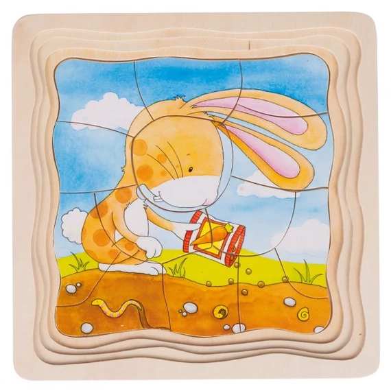 Fejlődés Puzzle - A nyuszi sárgarépája-Goki